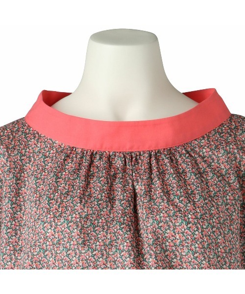 KID BLUE（キッドブルー） -24LIBERTYプリント -6分袖