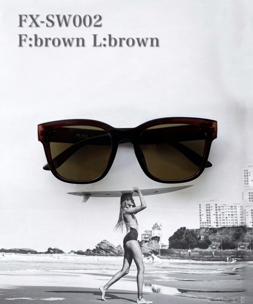 FLEX uvカット サングラス square wide 1 sunglasses / スクエア