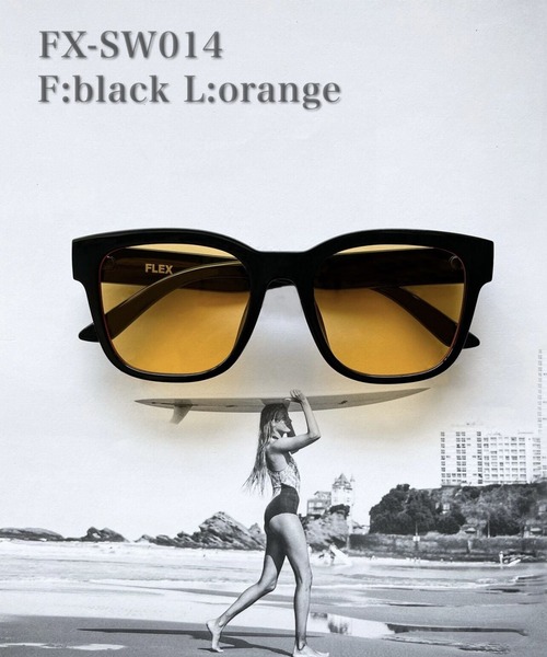 FLEX サングラス square wide 1 sunglasses / スクエア ワイド
