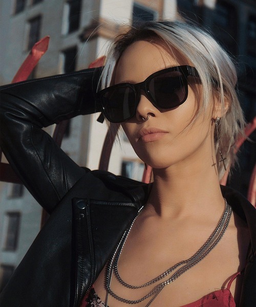 FLEX uvカット サングラス square wide 1 sunglasses / スクエア