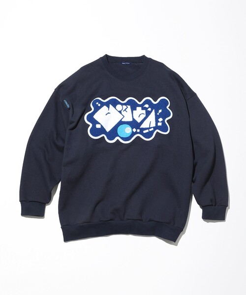 NAUTICA」 スウェットカットソー MEDIUM ネイビー メンズ : 84219454 