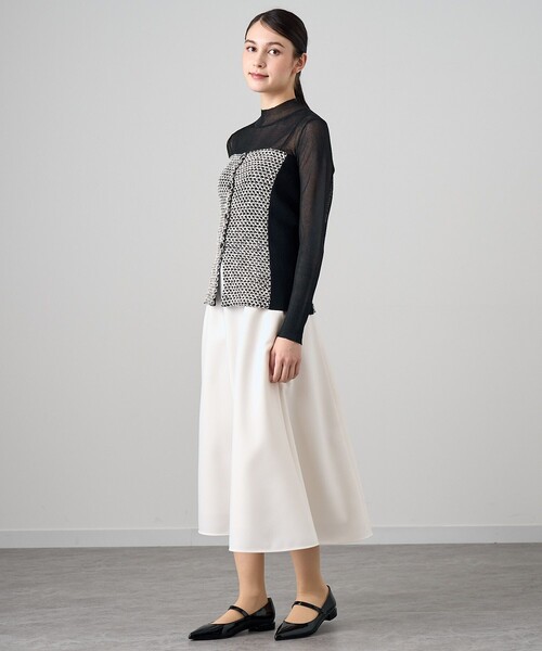 ANAYI バルファスレースニットリブセットアップ ANAYI バルファスレースニットリブセットアップ ANAYI バルファス