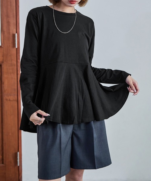 Fashion Letter（ファッションレター） tシャツ 「M-5L」ペプラム