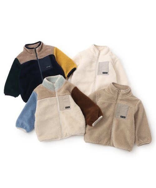 petit main ブルゾン アウター ボアジャケット キッズ 子供服 男の子