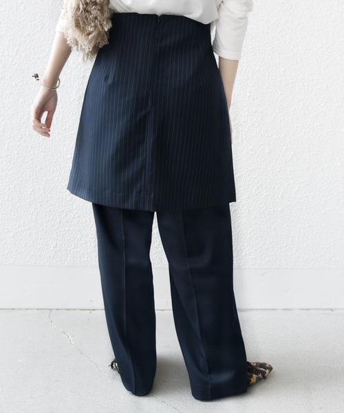 SHIPS.me スカート 「ZOZO限定」SHIPS.me:パール モチーフ ボタン ミニ  