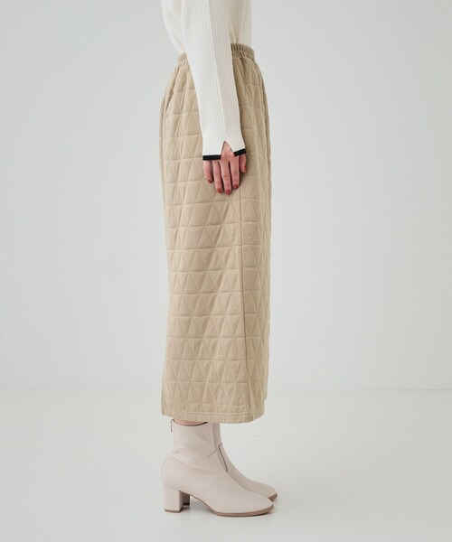SHOO・LA・RUE スカート 「セットアップ可」キルトナロー