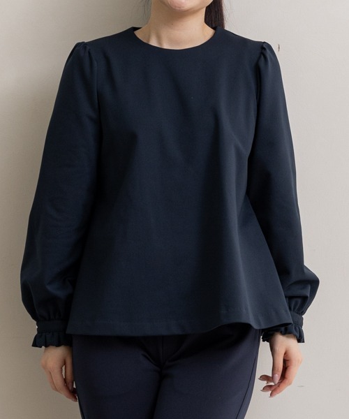 tシャツ 「SONO/ソーノ」「WARM STRETCH」フレアプルオーバー レディース