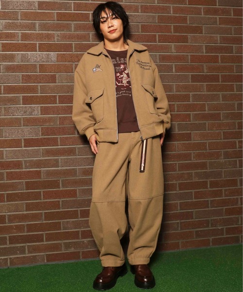 DOUBLE NAME（ダブルネーム） ブルゾン アウター 衿2WAY BACK刺しゅう