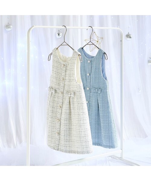 スカート ツイードジャンパースカート＿アプレレクールマシェリ キッズ 子供服 女の子 | apres les cours | 05