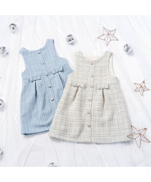 スカート ツイードジャンパースカート＿アプレレクールマシェリ キッズ 子供服 女の子 | apres les cours | 07