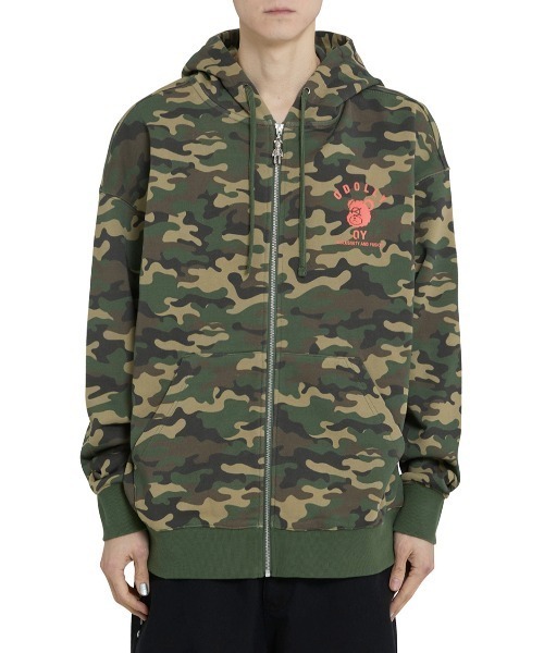 CORONA 迷彩　プルオーバーパーカー OY パーカー 「OY/オーワイ」 PLAYFUL ODOLLY EAR HOODIE ZIP UP