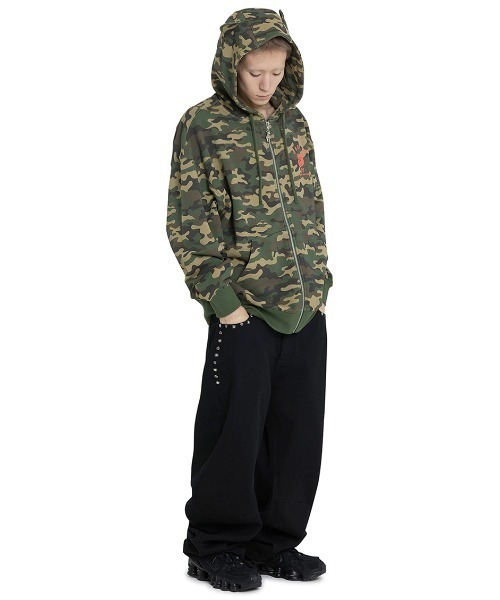 OY パーカー 「OY/オーワイ」 PLAYFUL ODOLLY EAR HOODIE ZIP UP