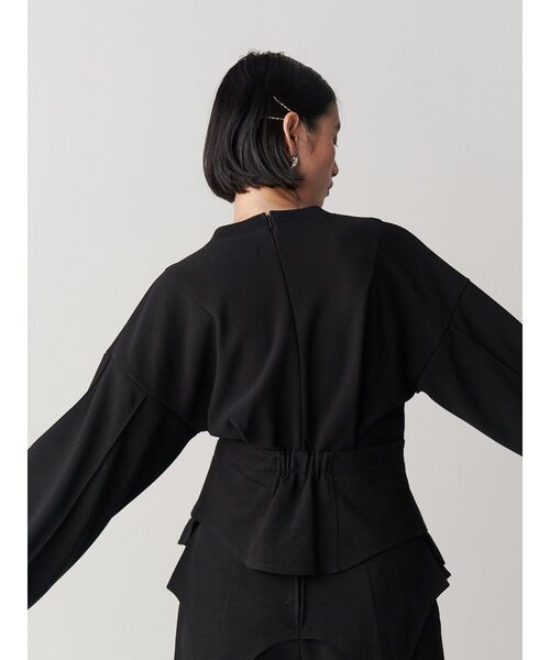 tシャツ CORSET DETAIL TOP / コルセットディテールトップ レディース UN3D. tシャツ CORSET DETAIL TOP / コルセットディテールトップ