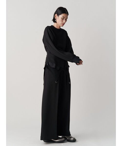 UN3D. tシャツ CORSET DETAIL TOP / コルセットディテールトップ