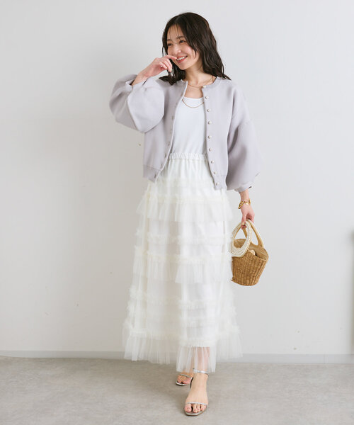 La boutique Bonbon スカート 「ふんわり＆揺れ感」チュール