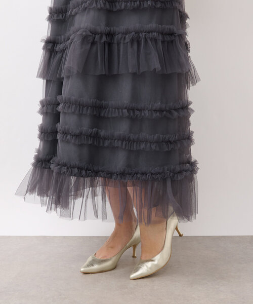 DOLCE&GABBANA ティアードフリル スカート ブラック 36 zz-14515_090-1.jpg?1733183938