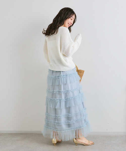 La boutique Bonbon スカート 「ふんわり＆揺れ感」チュール