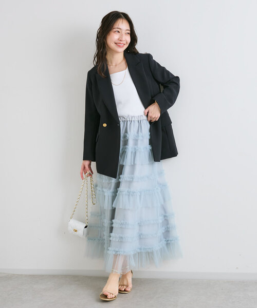 La boutique Bonbon スカート 「ふんわり＆揺れ感」チュール