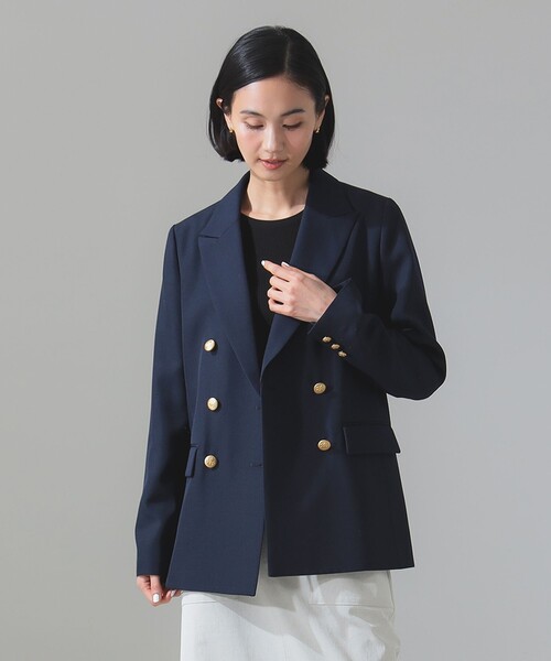 美品✨Demi-Luxe BEAMS 定価28600 ジャケットギャザーブルゾン Demi-Luxe BEAMS（デミルクス ビームス）の「Demi-Luxe BEAMS