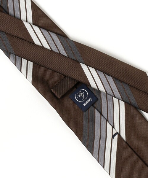 BEAMS F ネクタイ シルク ストライプ : ZOZOTOWN Yahoo!店