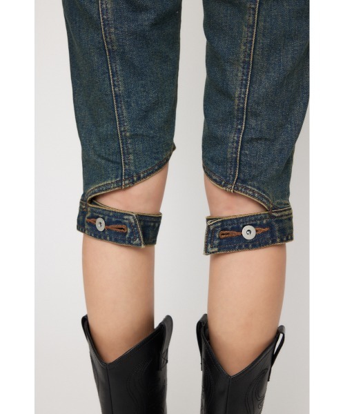 新品タグ付き ラグアジェム SLIT MIDDLE ハーフデニム S LAGUA GEM ジーンズ デニム デニムパンツ SLIT MIDDLE ハーフ
