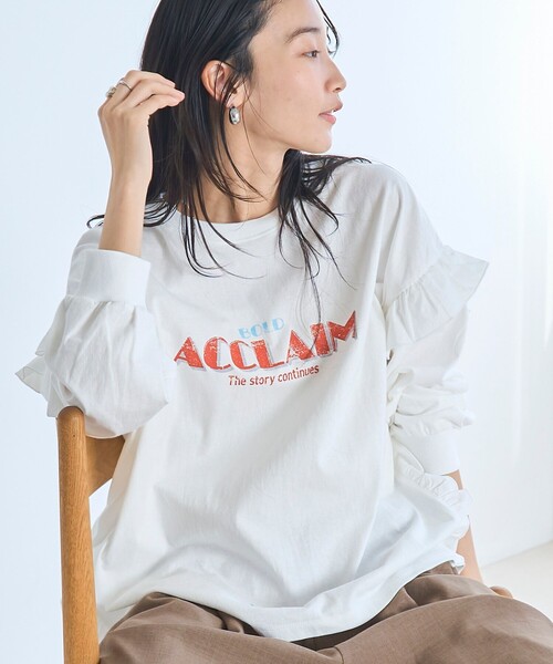 tシャツ オーバーサイズバックフリルロンT レディース 楽天市場】Tシャツ バックフリル トップス ロング カットソー