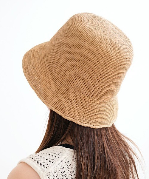polcadot（ポルカドット） 帽子 ハット paper basic crochet hat