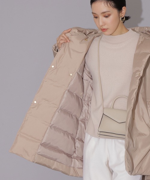PINO 極美品　ナチュラルビューティーベーシック　ダウンコート　M NATURAL BEAUTY BASIC（ナチュラルビューティーベーシック） ダウン