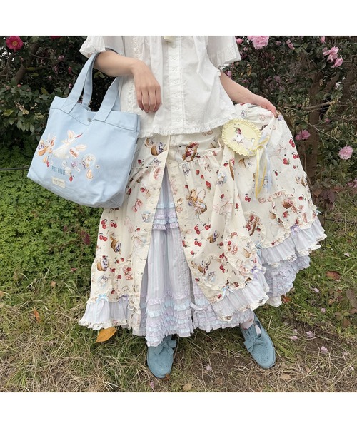 新品未使用　ピンクハウススイーツスプリングバニープリントカットソー PINK HOUSE（ピンクハウス） ワンピース スイーツスプリングバニー