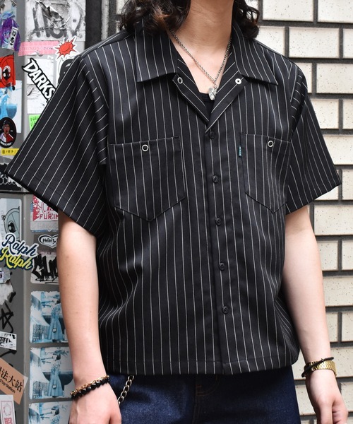 Noen（ノエン） シャツ オープンカラーワークシャツ メンズ : ZOZOTOWN