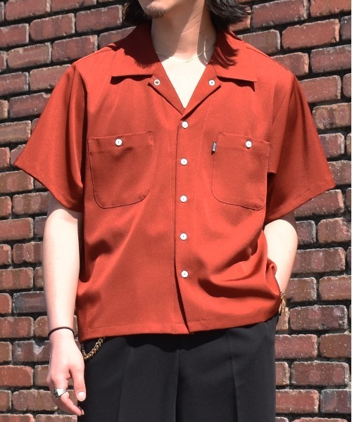 Noen（ノエン） シャツ オープンカラーワークシャツ メンズ : ZOZOTOWN