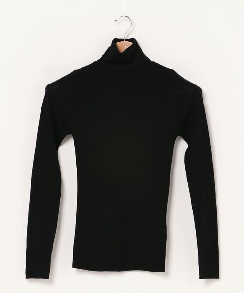 「Sov.」 「Batto Giuseppe」タートルネックニット 36 ターコイズブルー レディース_画像3