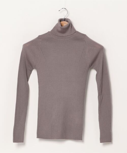 「Sov.」 「Batto Giuseppe」タートルネックニット 36 ターコイズブルー レディース_画像4