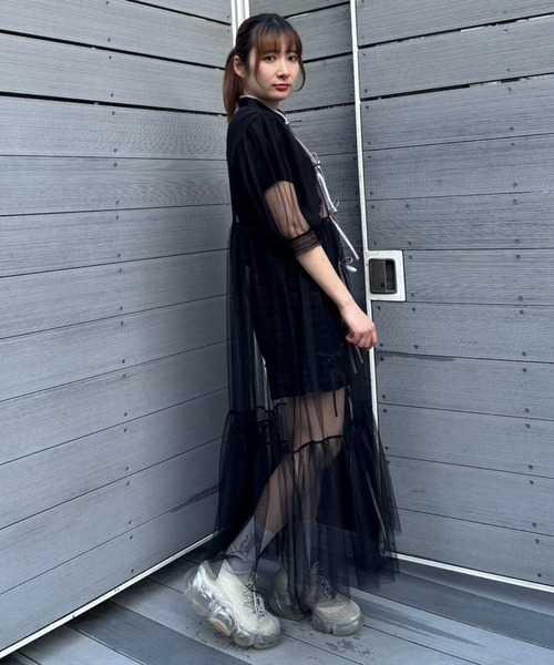 Candy Stripper（キャンディーストリッパー） ワンピース CHINA SHEER