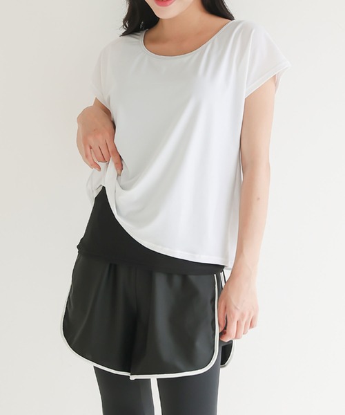 Lace Ladies（レースレディース） 水着 体型カバー 「2点セット」半袖