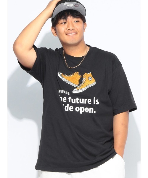CONVERSE tシャツ (コンバース) スニーカー サガラ刺繍 クルー