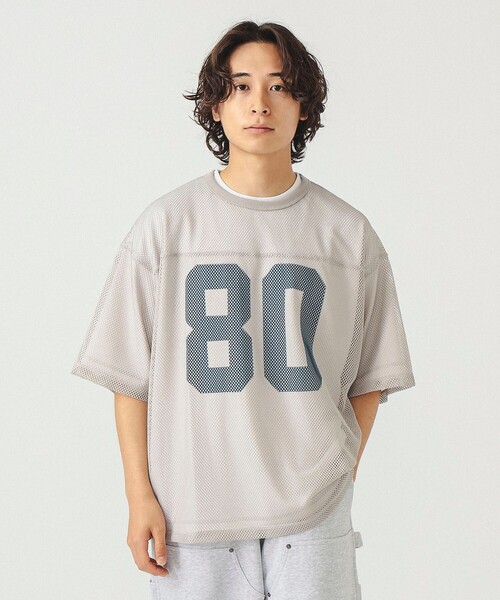 BEAMS tシャツ メッシュ プリント Tシャツ メンズ : ZOZOTOWN