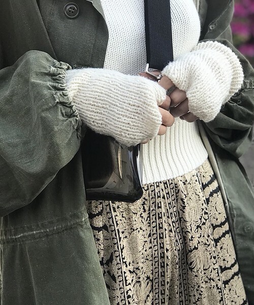 「TODAYFUL」 手袋 FREE オフホワイト レディース_画像2