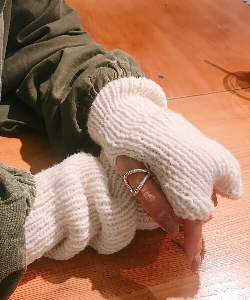 「TODAYFUL」 手袋 FREE オフホワイト レディース_画像4
