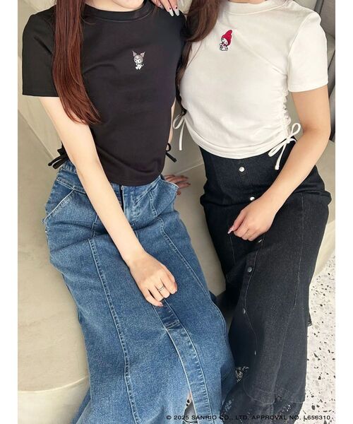 MERCURYDUO tシャツ 「メロクロコラボ」マイメロディワン