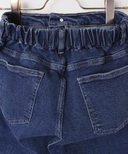 [evernavy] обработка Denim брюки M голубой женский 