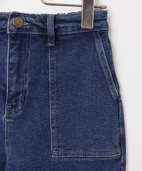 [evernavy] обработка Denim брюки M голубой женский 