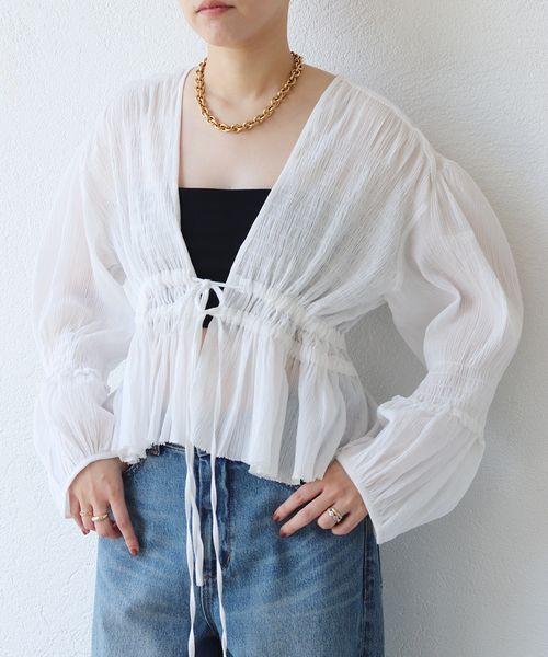 新品タグ付き【plage】R’IAM SWEET ブラウス2 プラージュ Plage 《追加予約》R'IAM SWEET ブラウス 2