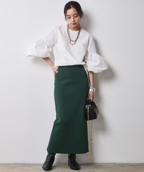 CHIC STYLE（シックスタイル） ブラウス シャツ ボリュームスリーブ