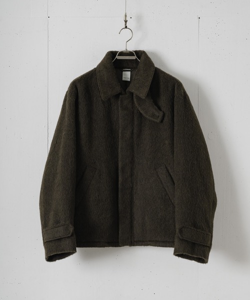 「Casper John」 ジップアップブルゾン LARGE グレー メンズ_画像3
