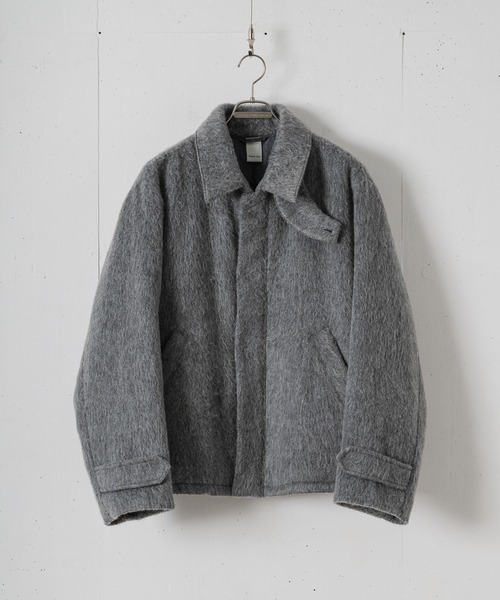 「Casper John」 ジップアップブルゾン LARGE グレー メンズ_画像4