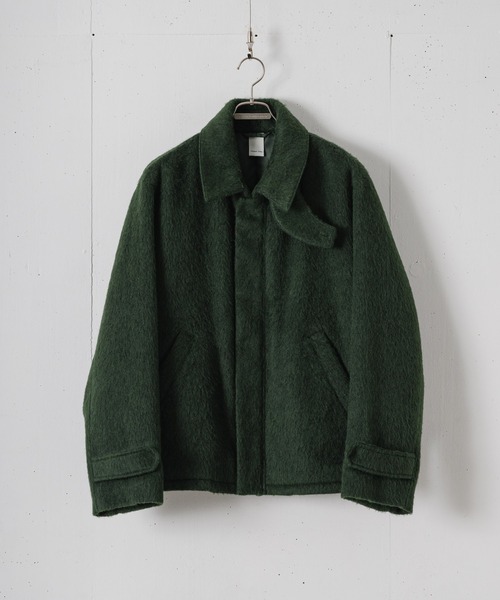 「Casper John」 ジップアップブルゾン LARGE グレー メンズ_画像5