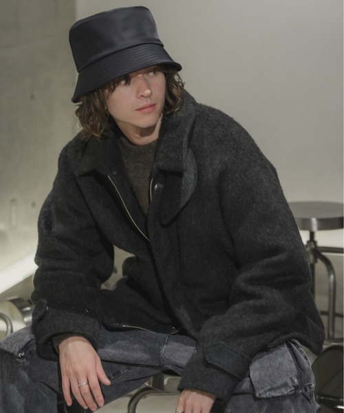「Casper John」 ジップアップブルゾン LARGE グレー メンズ_画像7
