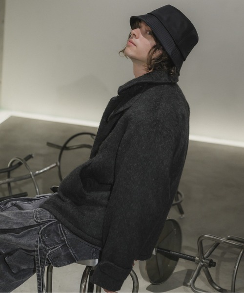 「Casper John」 ジップアップブルゾン LARGE グレー メンズ_画像8