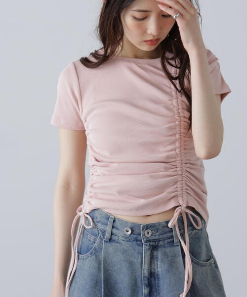 FREE'S MART tシャツ アシメドロストリブカットソー レディース